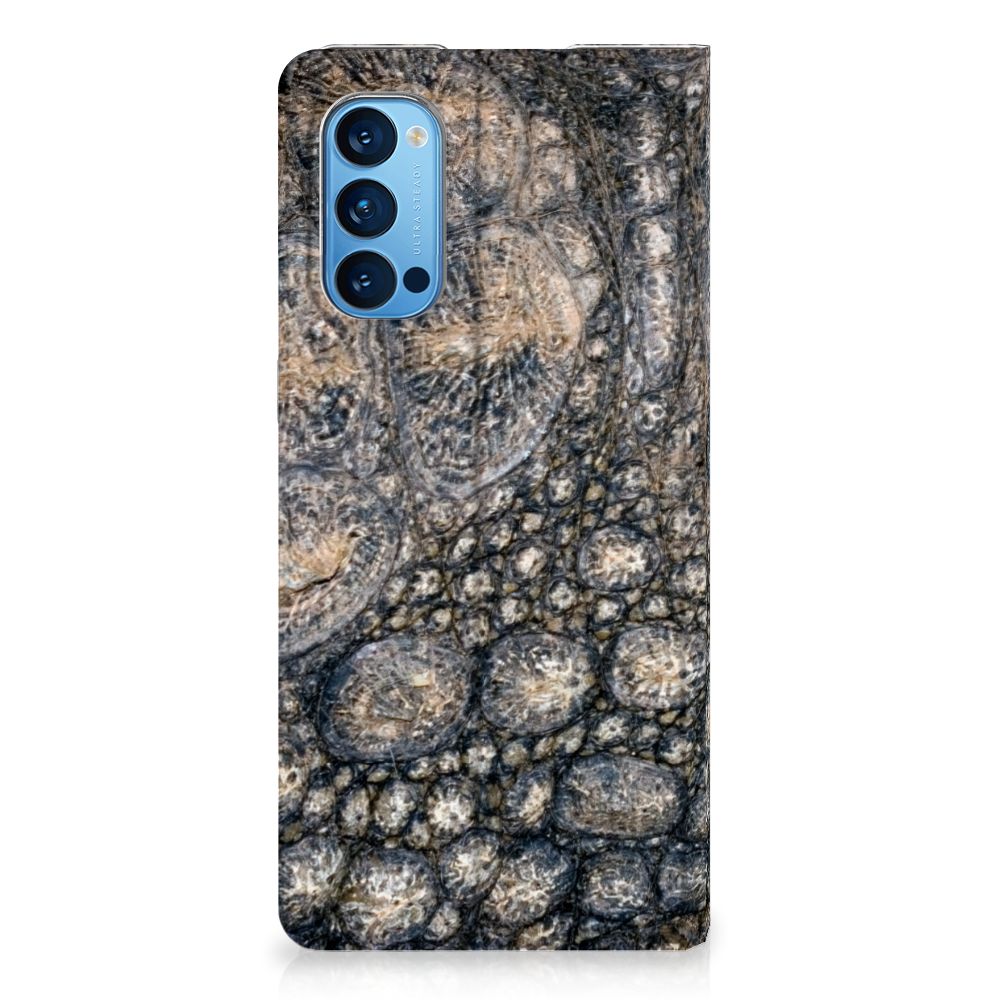 OPPO Reno4 Pro 5G Hoesje maken Krokodillenprint - B2C Telecom