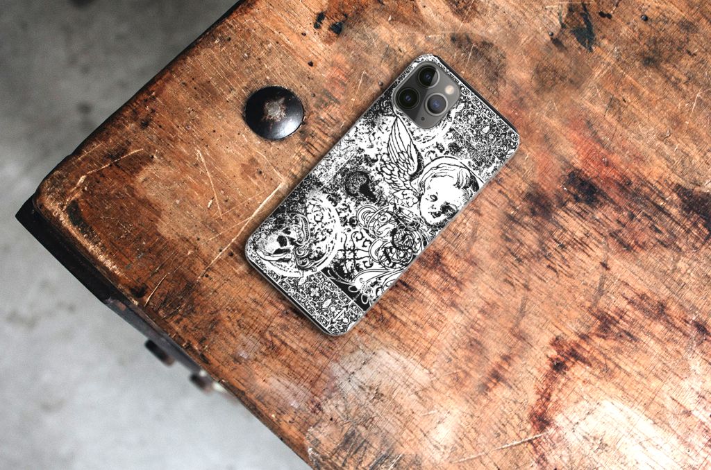 Silicone Back Case Apple iPhone 11 Pro Skulls Angel