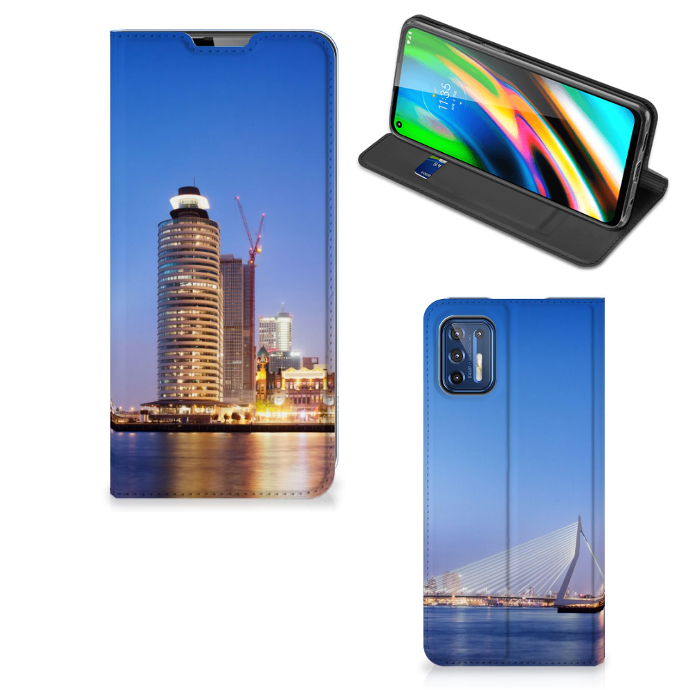 Motorola Moto G9 Plus Book Cover Rotterdam - B2C Telecom