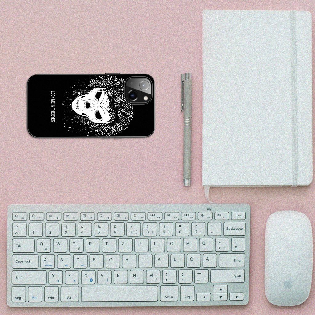 Telefoonhoesje Apple iPhone 13 Skull Hair B2C Telecom