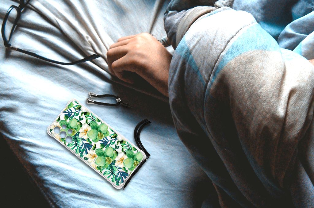 Samsung Galaxy A13 4G Case Orchidee Groen B2C Telecom