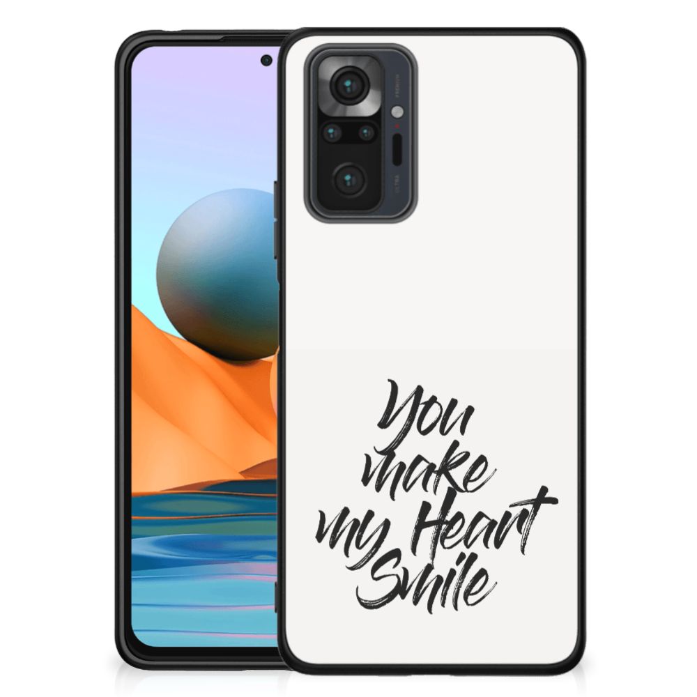 Xiaomi Redmi Note 10 Pro Telefoon Hoesje met tekst Heart Smile