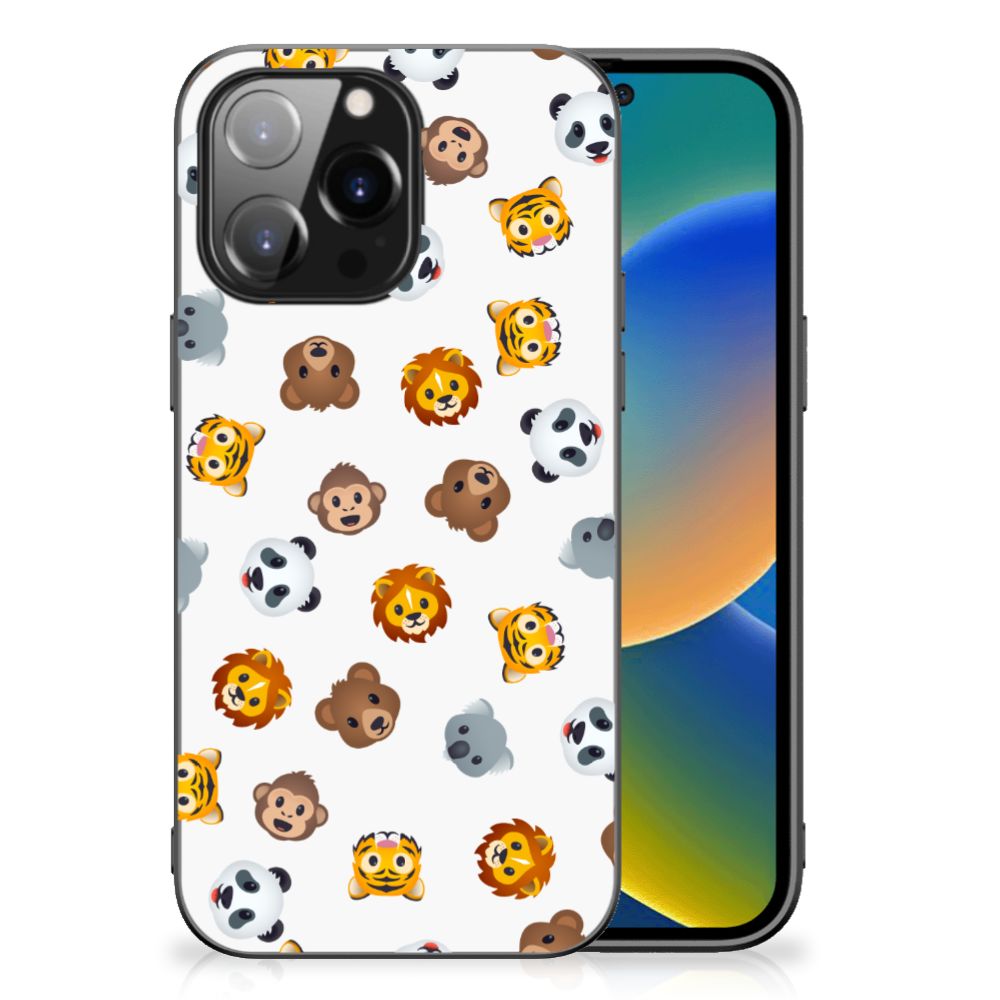Back Case voor iPhone 14 Pro Max Dieren Emojis B2C Telecom
