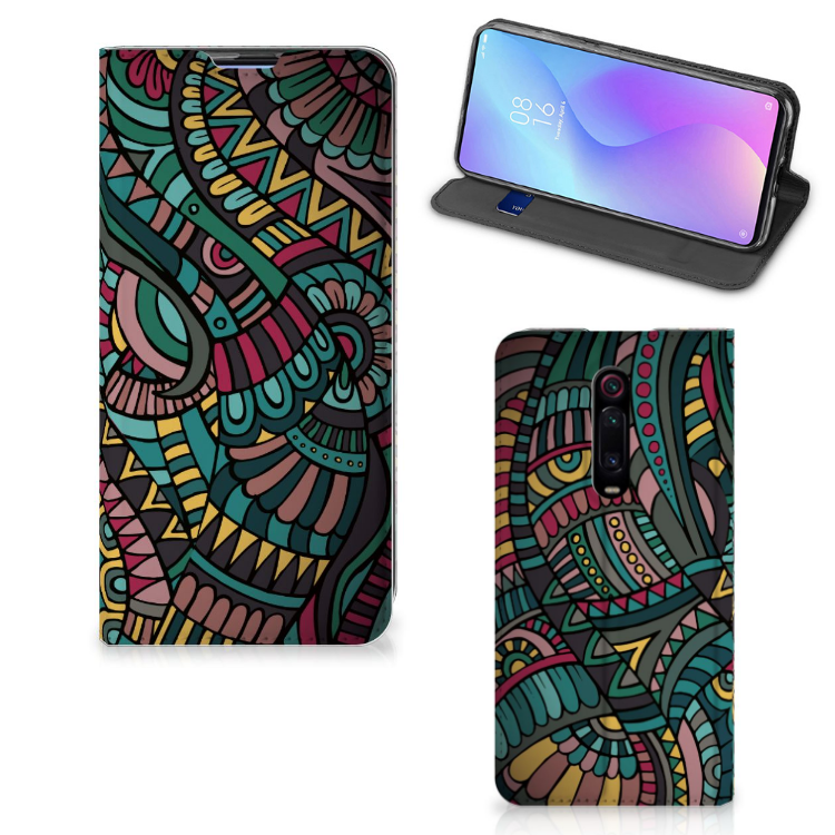 Xiaomi Redmi K20 Pro Hoesje met Magneet Aztec - B2C Telecom