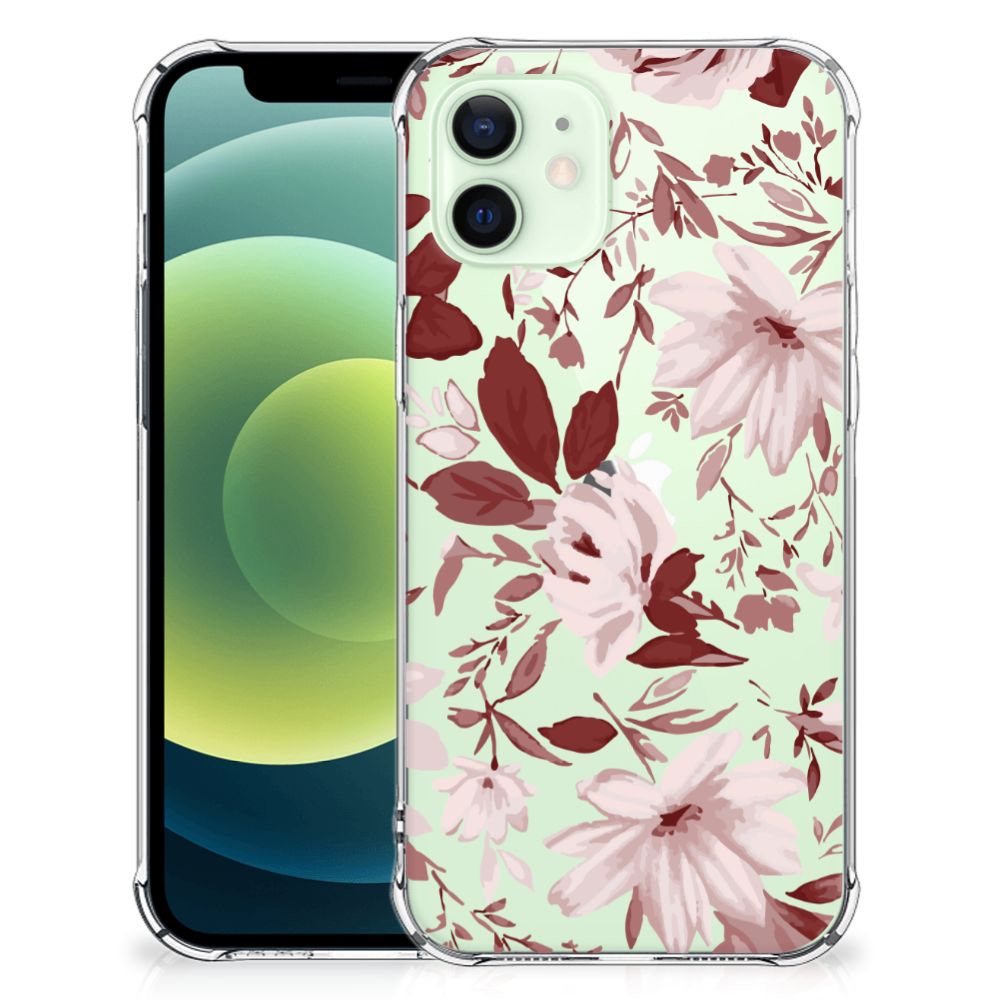 Back Cover iPhone 12 Mini Watercolor Flowers B2C Telecom