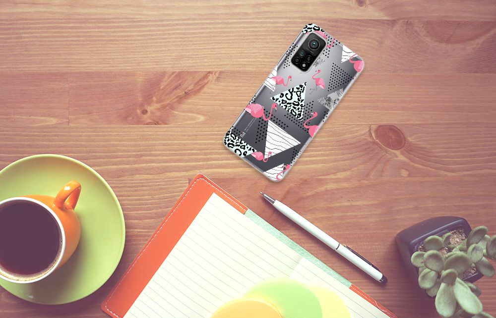 Xiaomi Mi 10T | 10T Pro TPU Hoesje Flamingo Triangle B2C Telecom