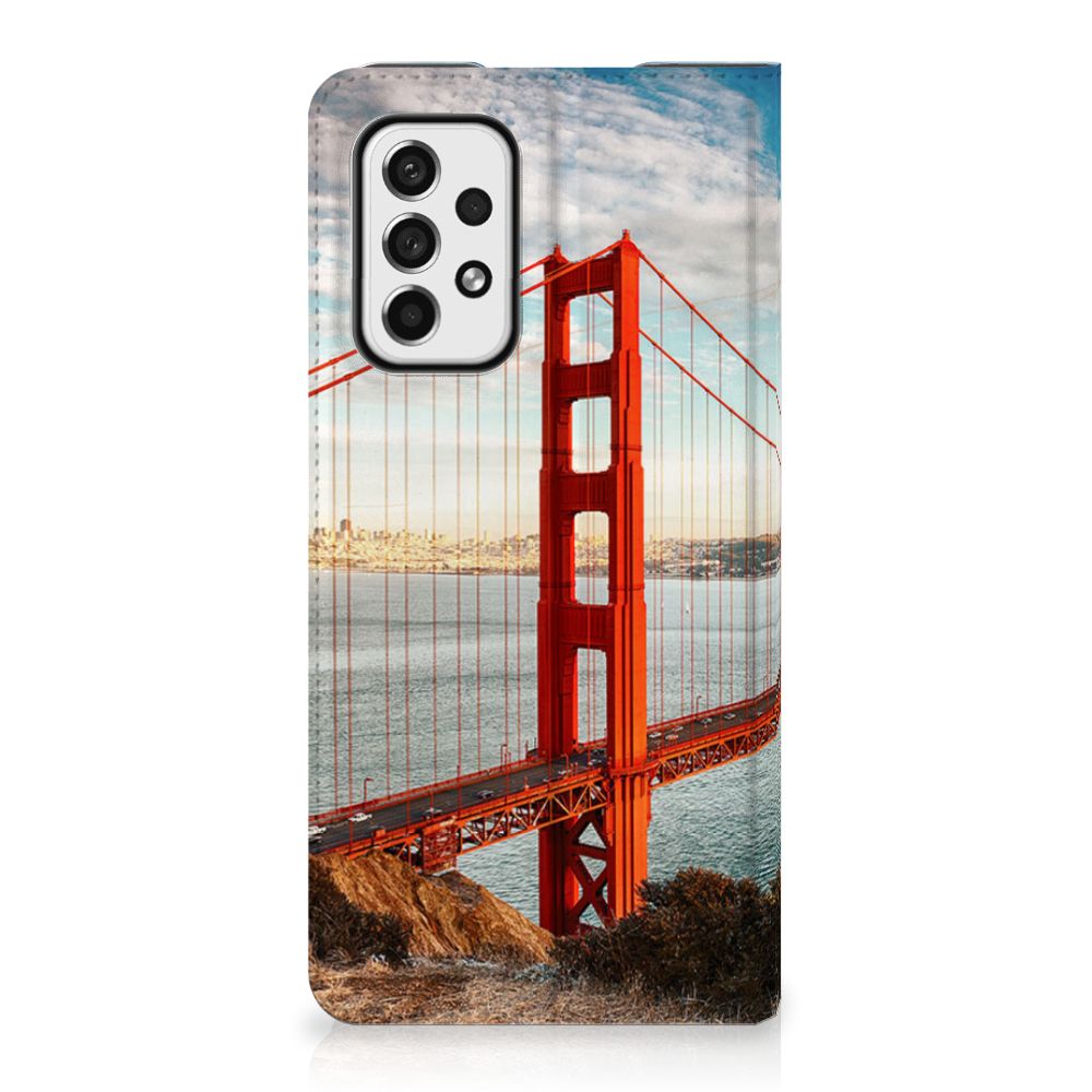 Samsung Galaxy A73 Book Cover Golden Gate Bridge - B2C Telecom