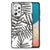Samsung Galaxy A73 Bloemen Hoesje Leaves Grey B2C Telecom