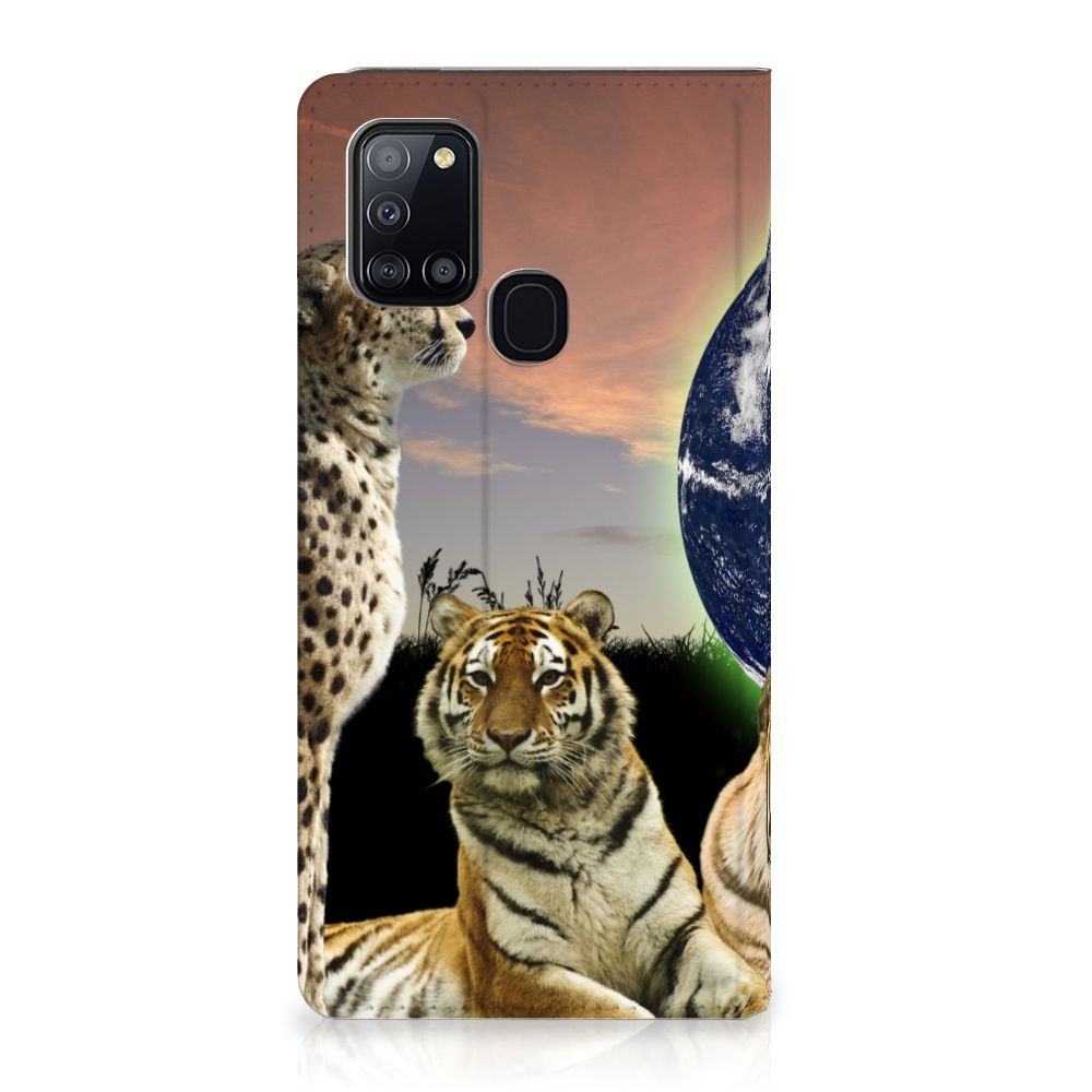Samsung Galaxy A21s Hoesje maken Roofdieren - B2C Telecom