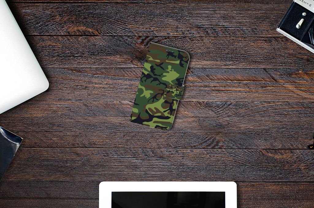 iPhone 14 Pro Telefoon Hoesje Army Dark