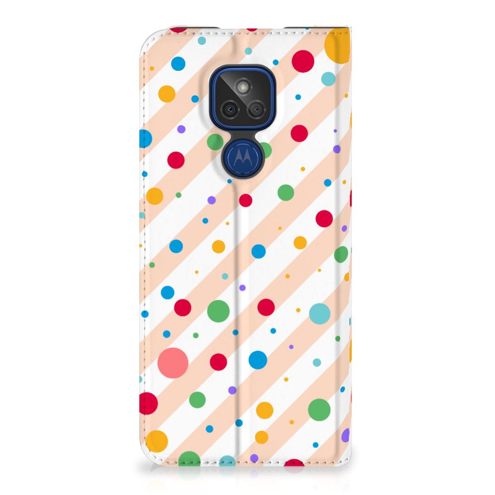 Motorola Moto G9 Play Hoesje met Magneet Dots - B2C Telecom
