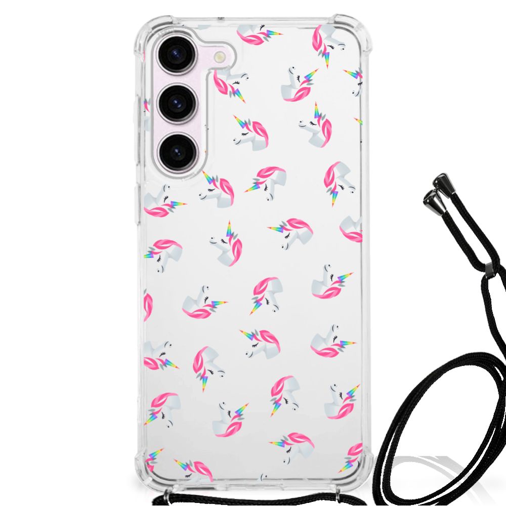 Doorzichtige Silicone Hoesje voor Samsung Galaxy S23 Unicorns B2C Telecom