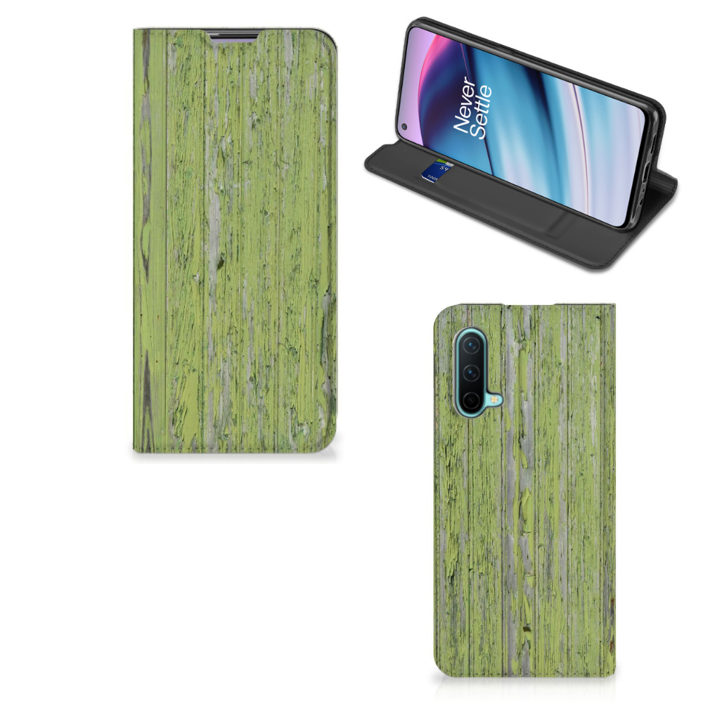 OnePlus Nord CE 5G Book Wallet Case Green Wood - B2C Telecom