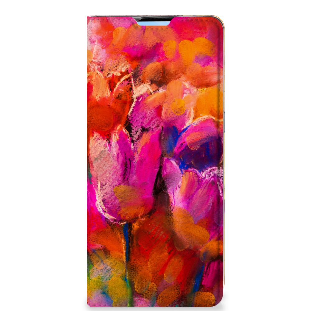 Bookcase OPPO Reno4 Pro 5G Tulips - B2C Telecom
