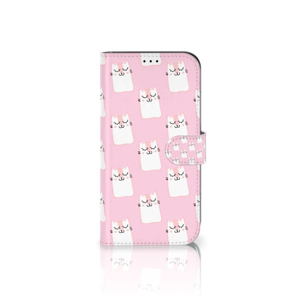 iPhone 13 Pro Max Telefoonhoesje met Pasjes Sleeping Cats