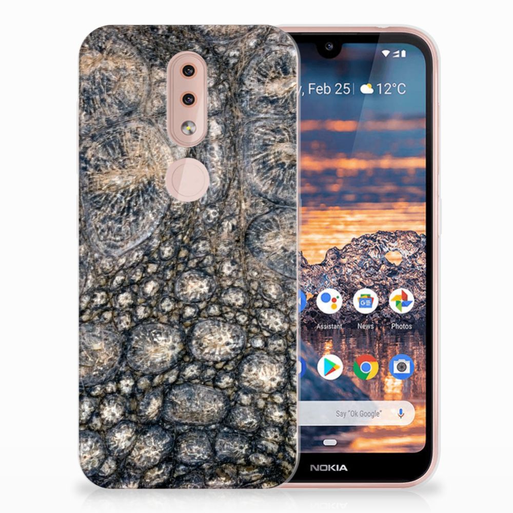 Nokia 4.2 TPU Hoesje Krokodillenprint