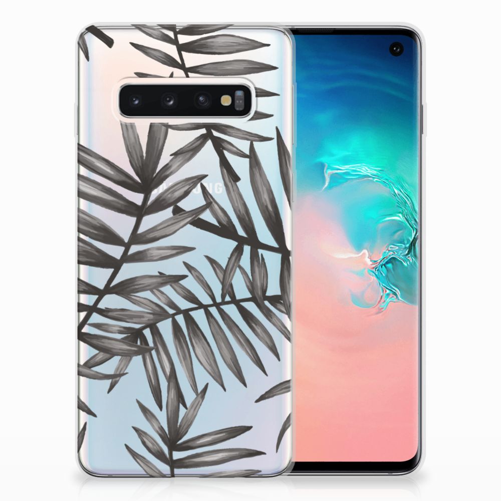 Samsung Galaxy S10 TPU Case Leaves Grey