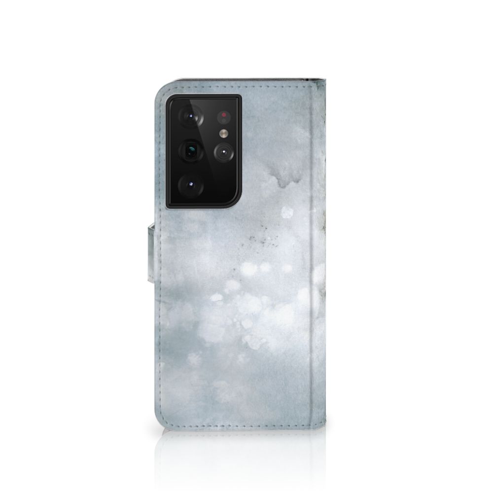 Hoesje Samsung Galaxy S21 Ultra Painting Grey