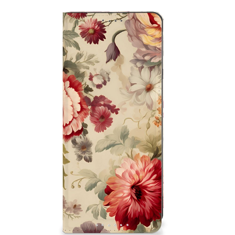 Smart Cover voor Sony Xperia 5 V Bloemen