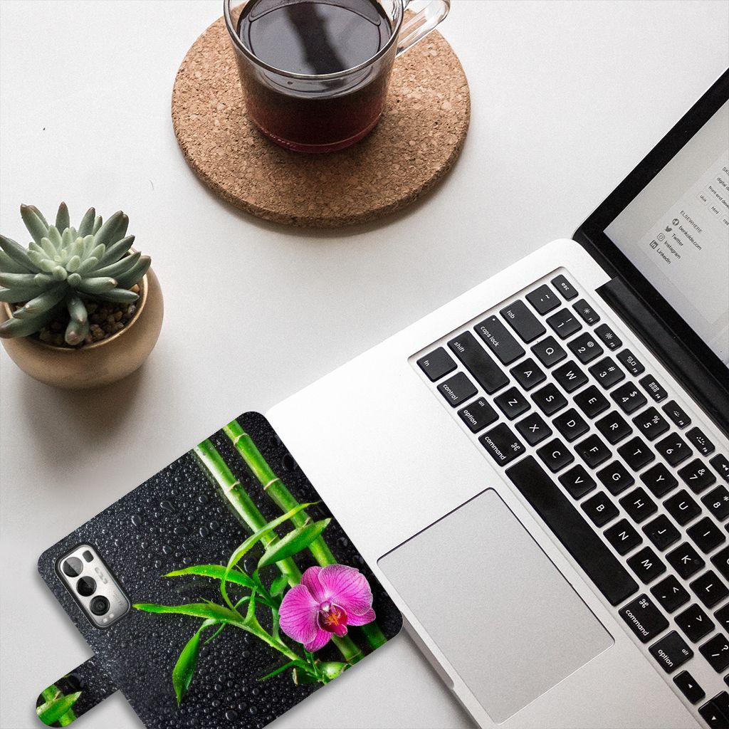 OPPO Find X3 Neo 5G Hoesje Orchidee