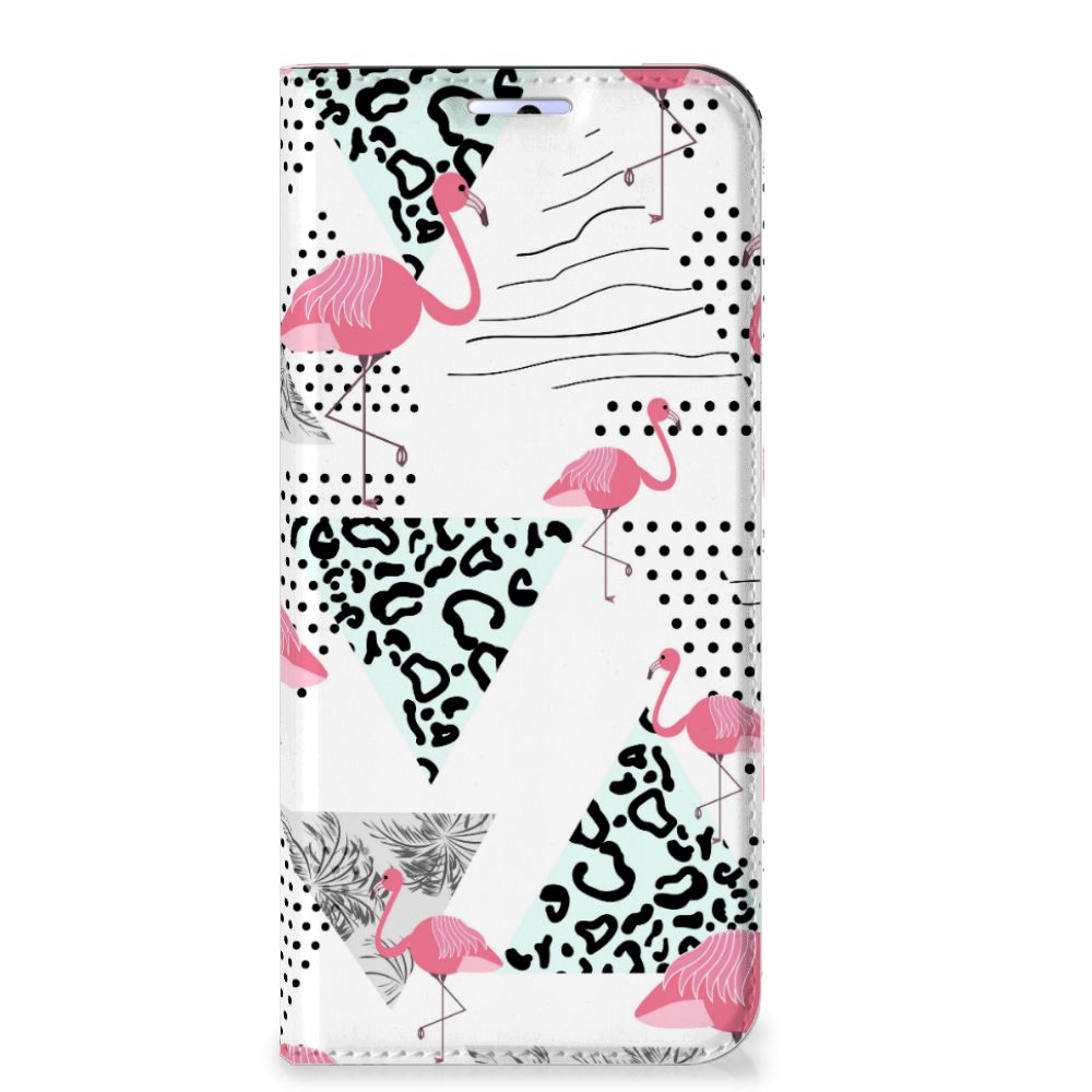 Motorola Moto G31 | G41 Hoesje maken Flamingo Triangle - B2C Telecom