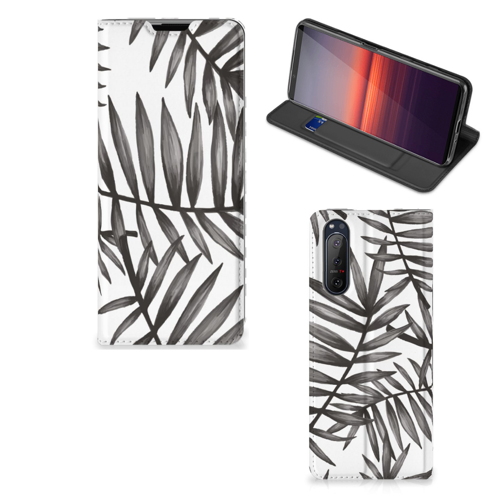 Sony Xperia 5 II Smart Cover Leaves Grey - B2C Telecom