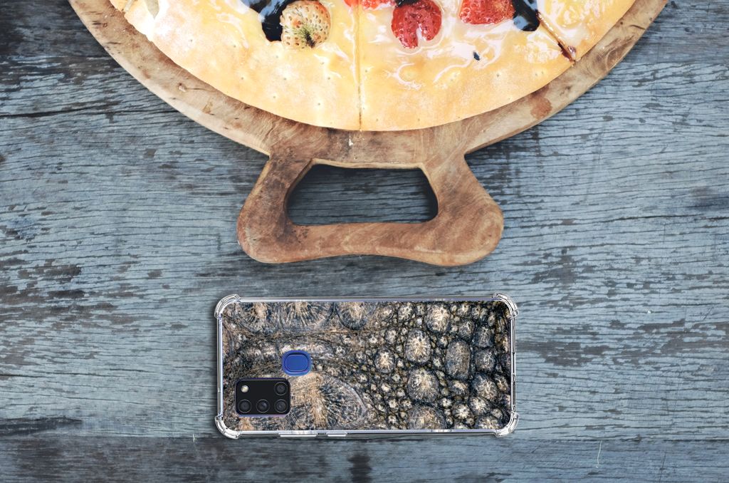 Samsung Galaxy A21s Case Anti-shock Krokodillenprint B2C Telecom