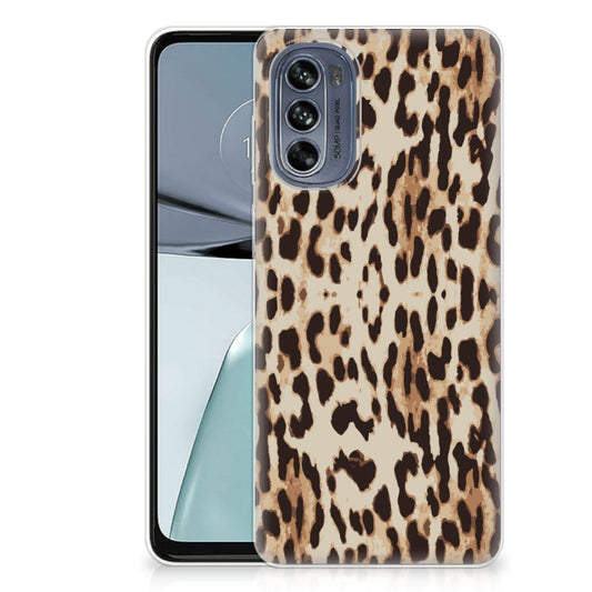 Motorola Moto G62 5G TPU Hoesje Leopard