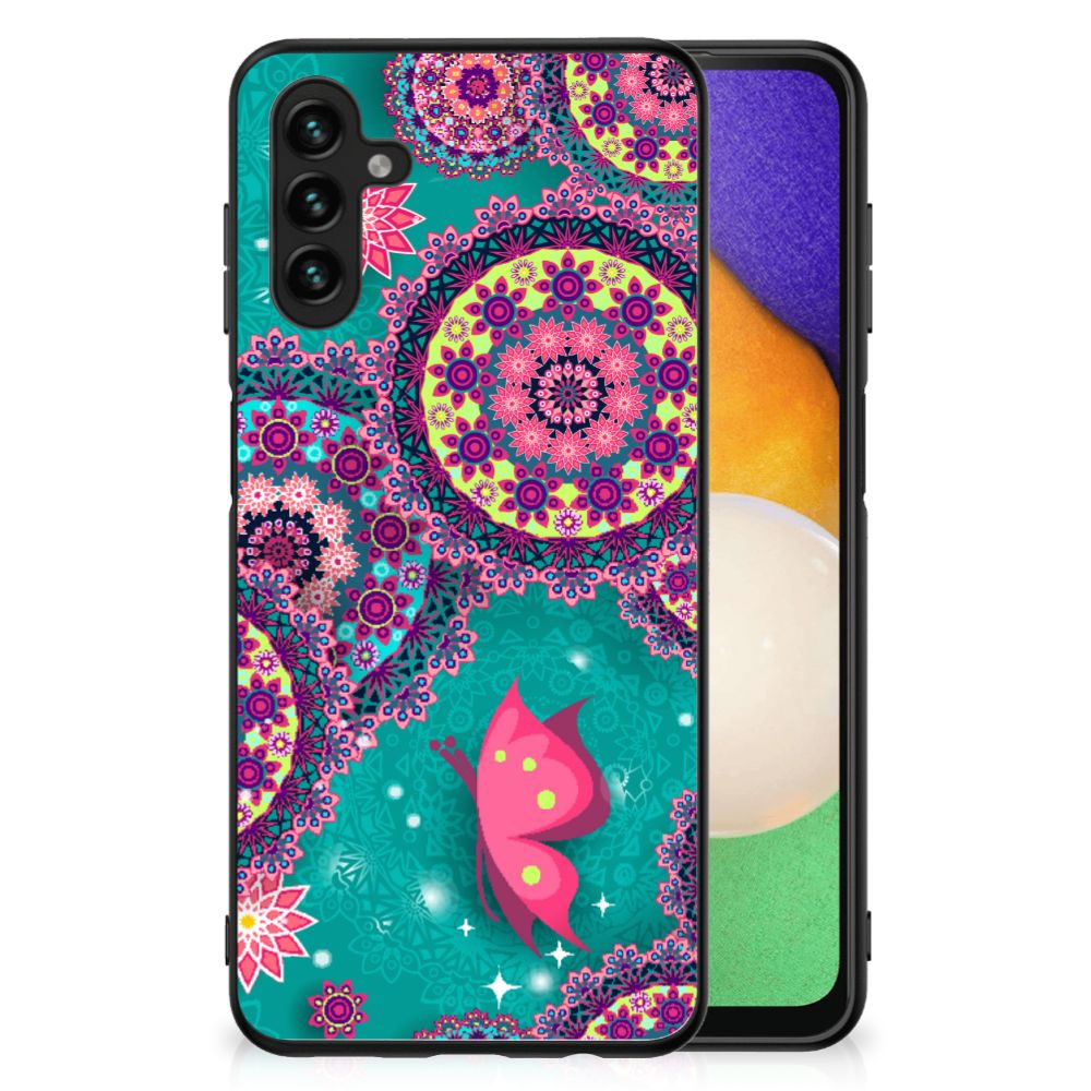Samsung Galaxy A13 5G | A04s Leuk Telefoonhoesje Cirkels en Vlinders