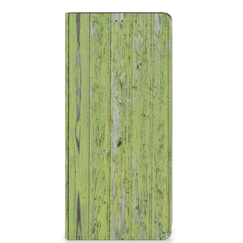 Samsung Galaxy A22 5G Book Wallet Case Green Wood - B2C Telecom