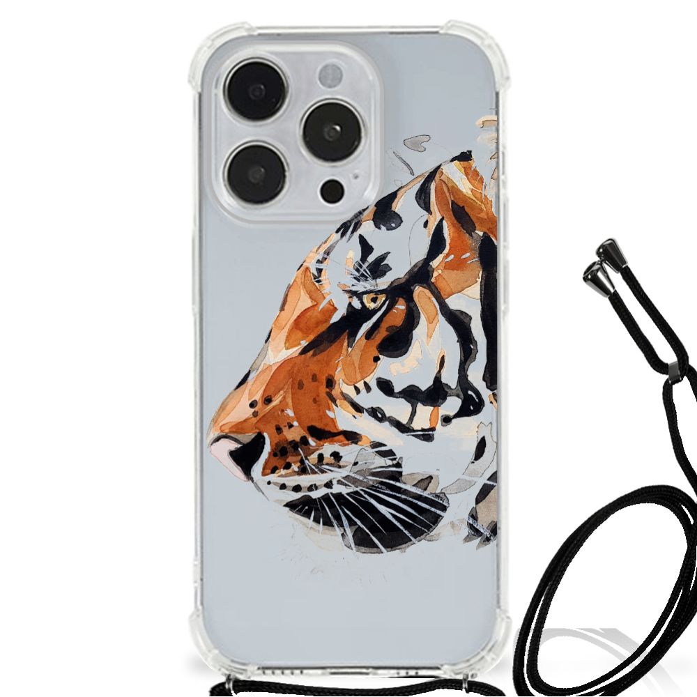 Back Cover iPhone 14 Pro Watercolor Tiger B2C Telecom