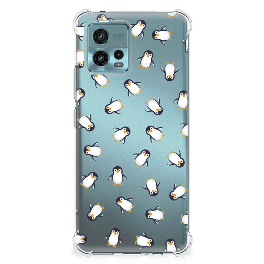 Doorzichtige Silicone Hoesje voor otorola Moto G72 Pinguïn B2C Telecom