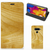 LG V40 Thinq Book Wallet Case Licht Hout