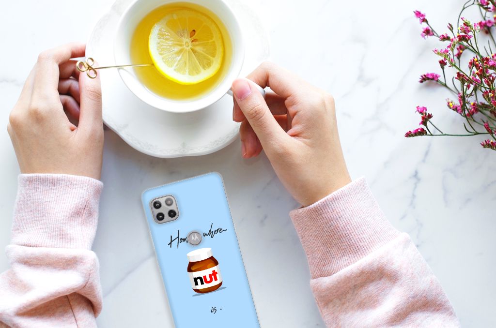 Motorola Moto G 5G Siliconen Case Nut Home B2C Telecom