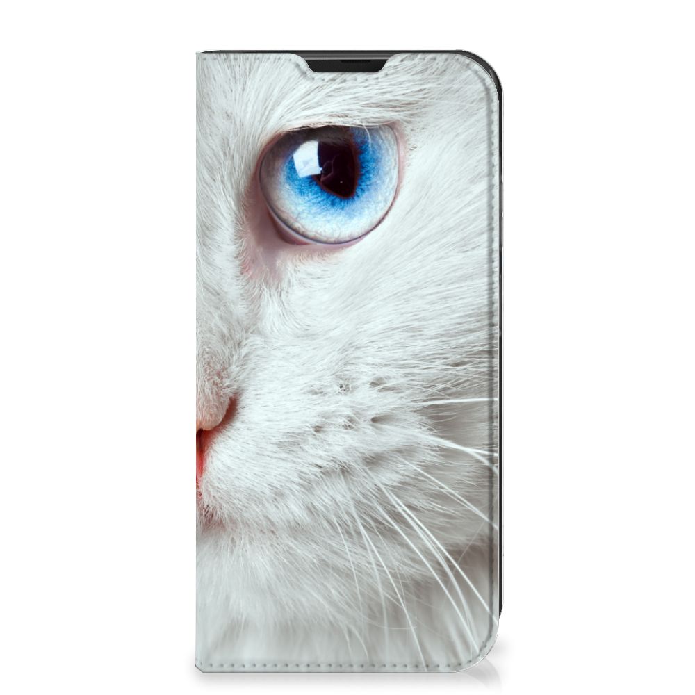 Samsung Galaxy Xcover 6 Pro Hoesje maken Witte Kat