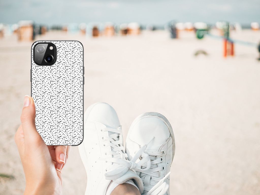 Apple iPhone 13 Back Case Stripes Dots B2C Telecom