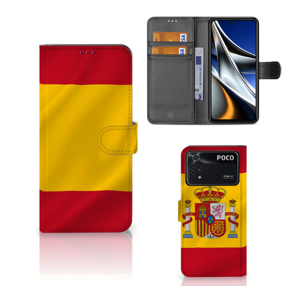 Xiaomi Poco X4 Pro 5G Bookstyle Case Spanje