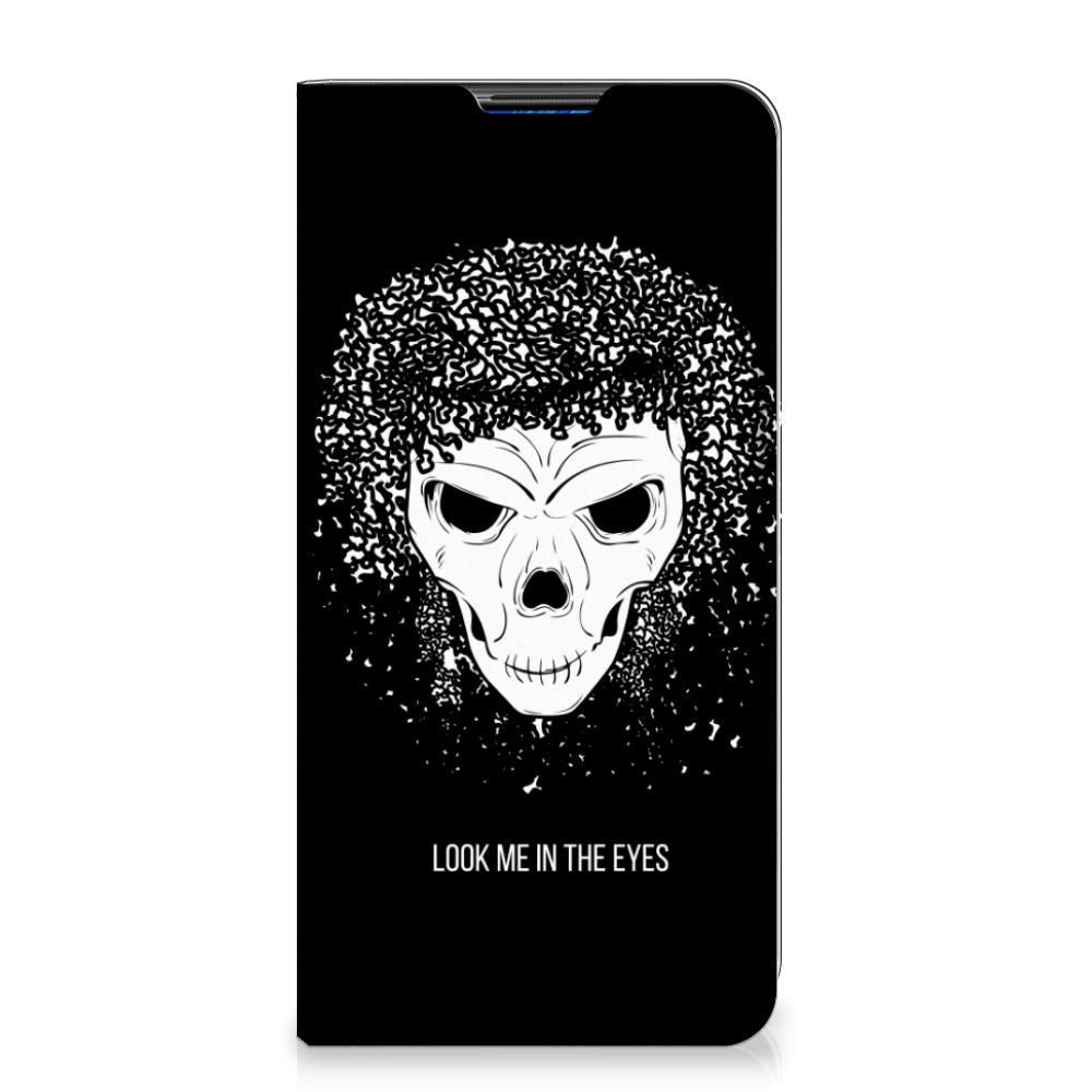 Mobiel BookCase Xiaomi Redmi Note 9 Skull Hair - B2C Telecom