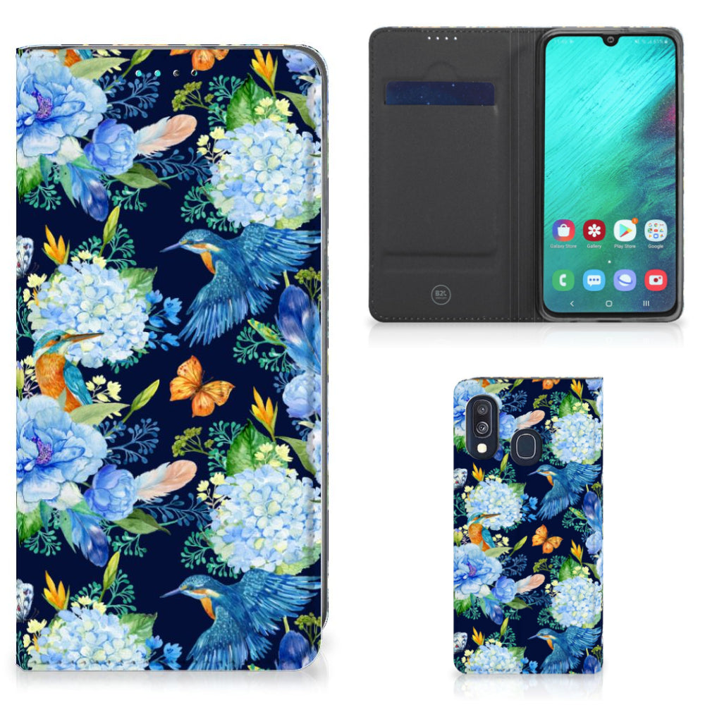 Hoesje maken voor Samsung Galaxy A40 IJsvogel