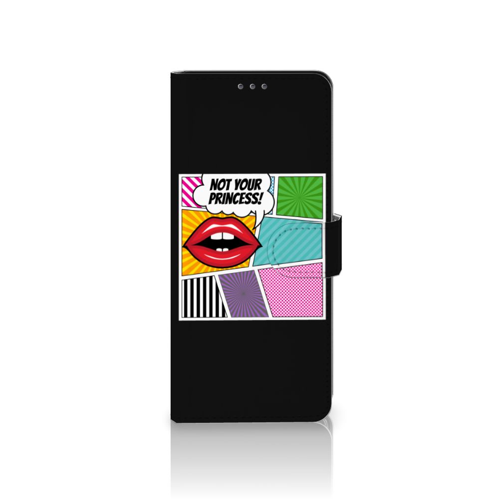 Sony Xperia 5II Wallet Case met Pasjes Popart Princess