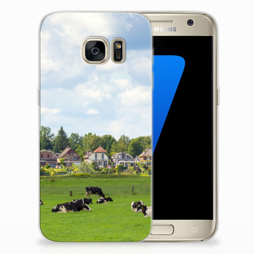 Samsung Galaxy S7 TPU Hoesje Koeien