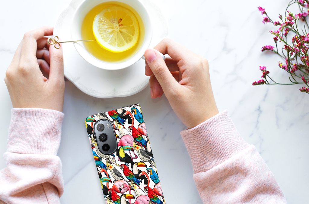 Motorola Edge 30 Pro Hoesje maken Birds - B2C Telecom
