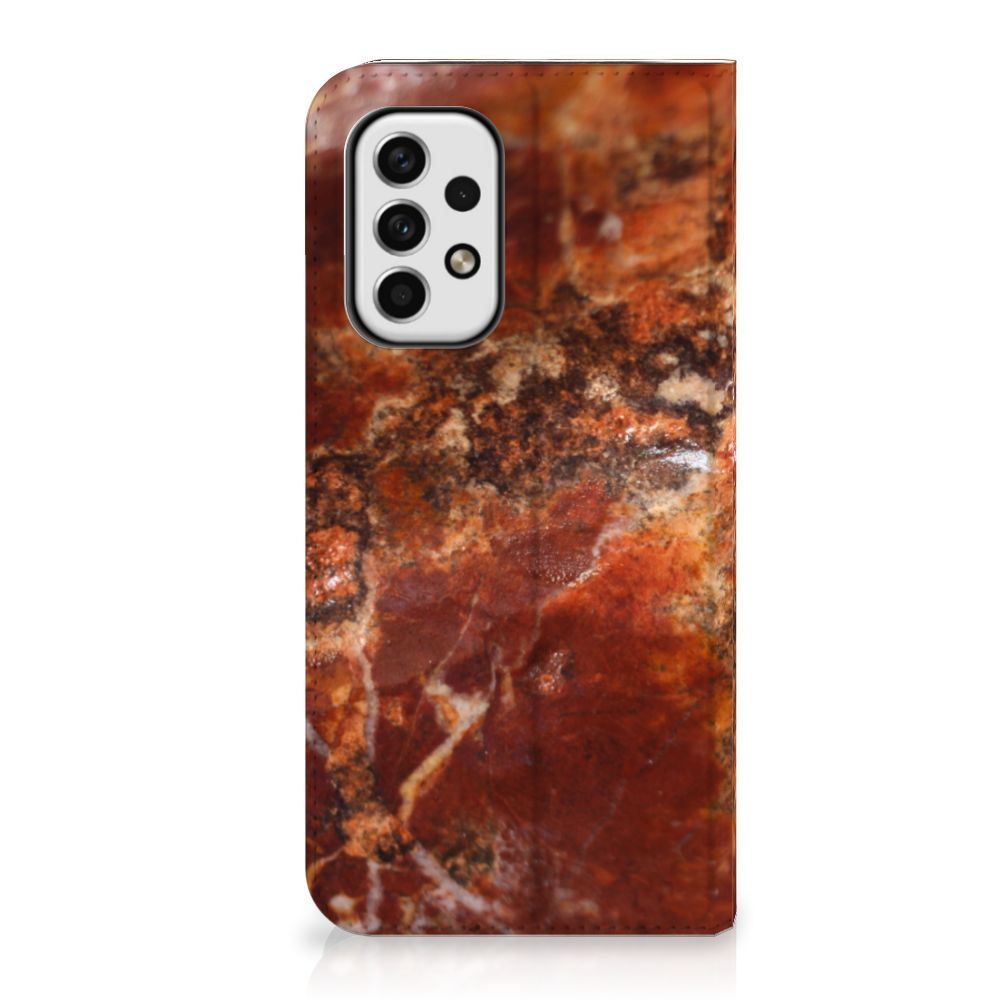 Samsung Galaxy A23 Standcase Marmer Bruin - B2C Telecom