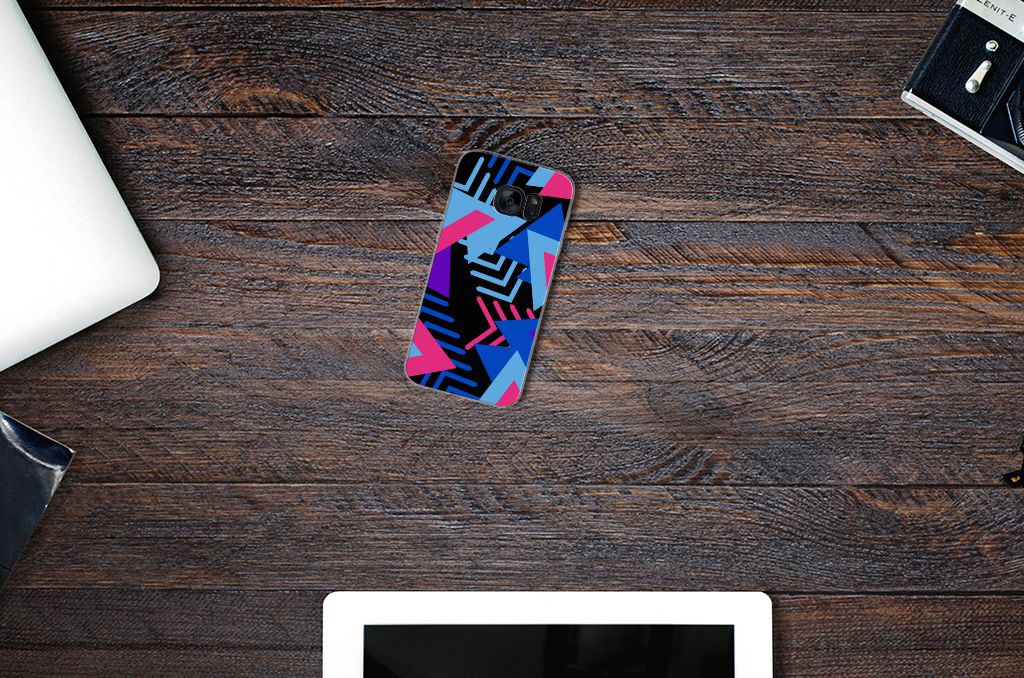 Samsung Galaxy S7 TPU Hoesje Funky Triangle
