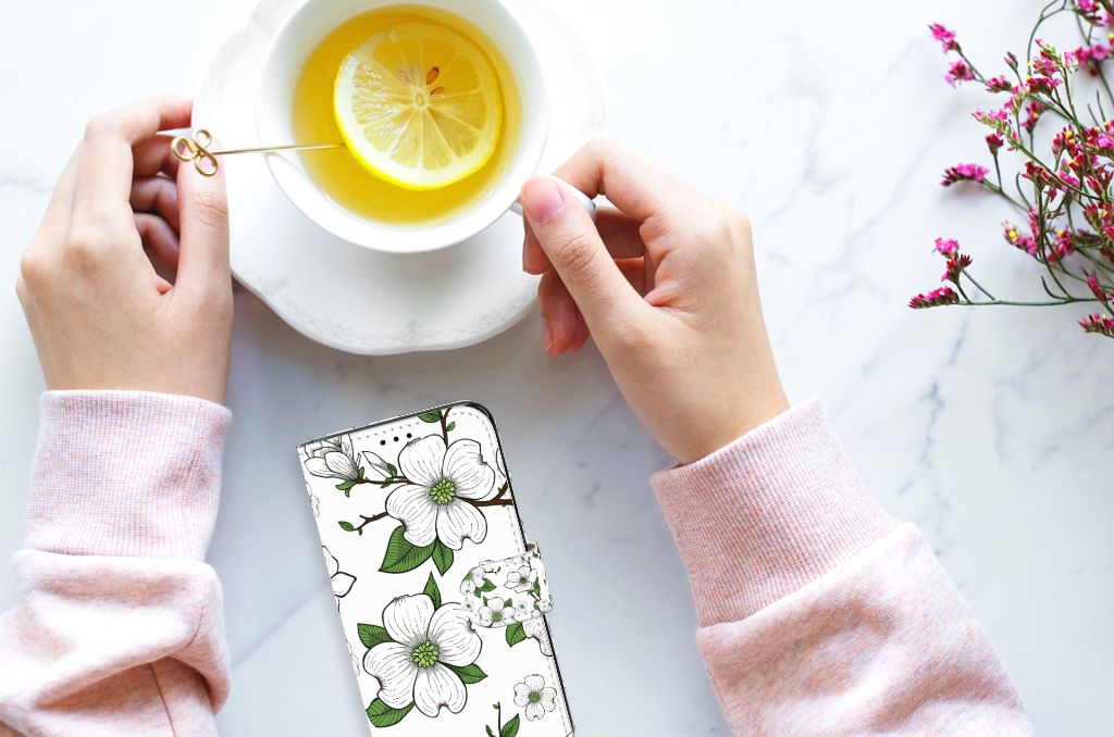 Samsung Galaxy S7 Edge Hoesje Dogwood Flowers