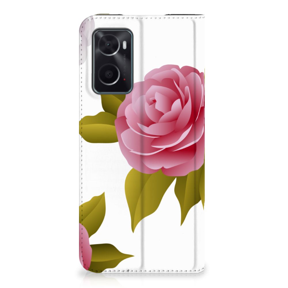OPPO A96 | A76 Smart Cover Roses - B2C Telecom