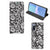 Sony Xperia 10 III Smart Cover Black Flowers