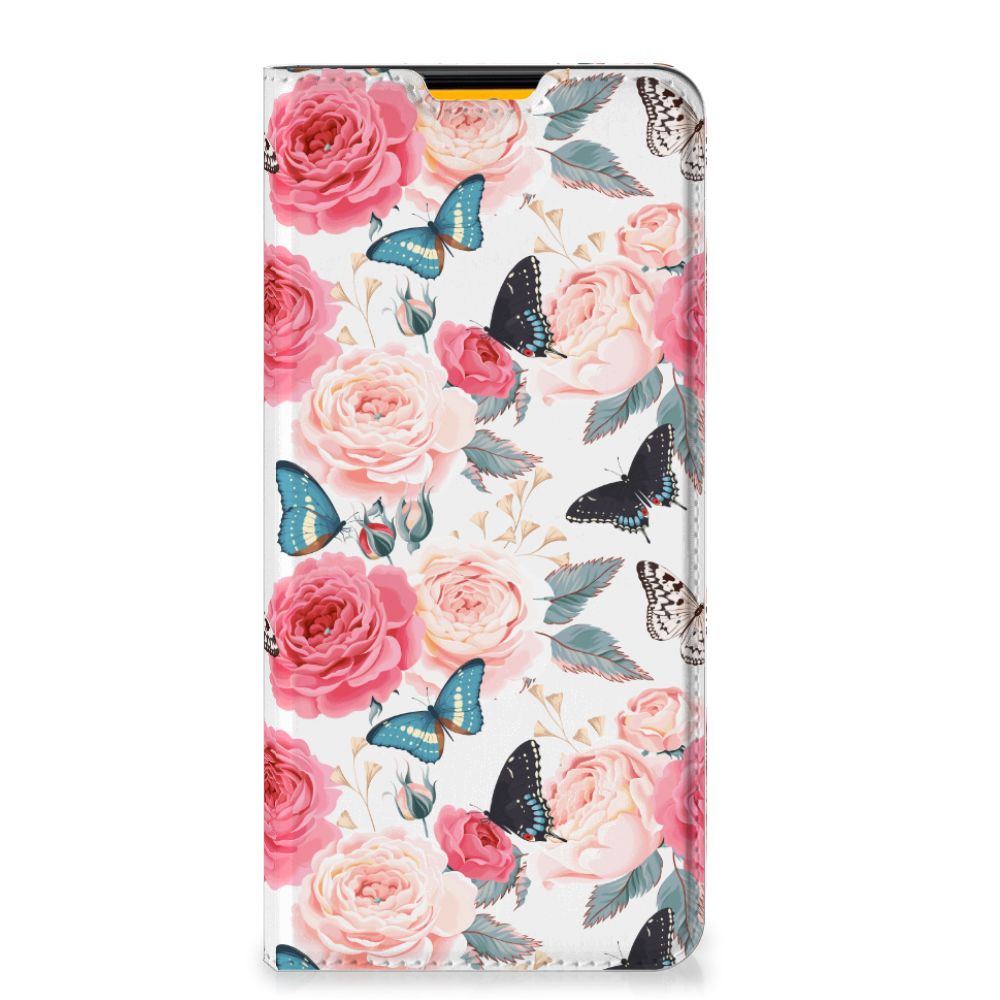 Samsung Galaxy M52 Smart Cover Butterfly Roses - B2C Telecom