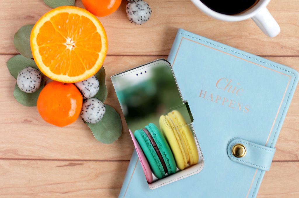Samsung Galaxy S10e Book Cover Macarons