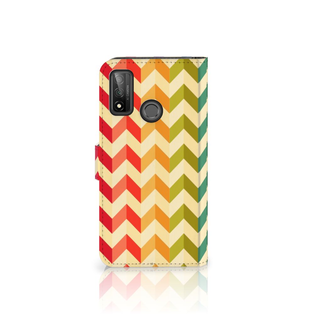 Huawei P Smart 2020 Telefoon Hoesje Zigzag Multi Color